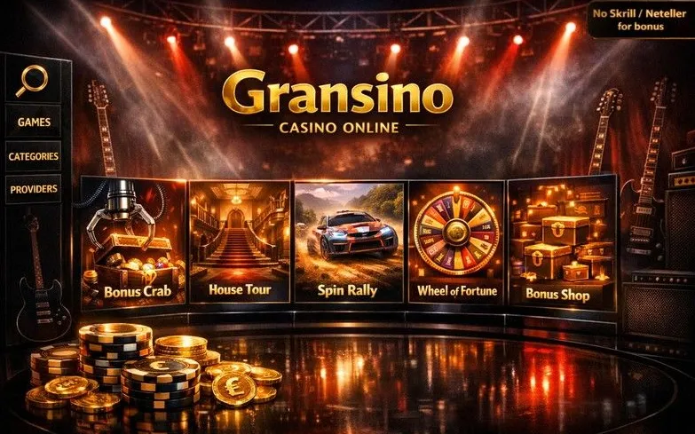 Gransino Casino deposit page banner